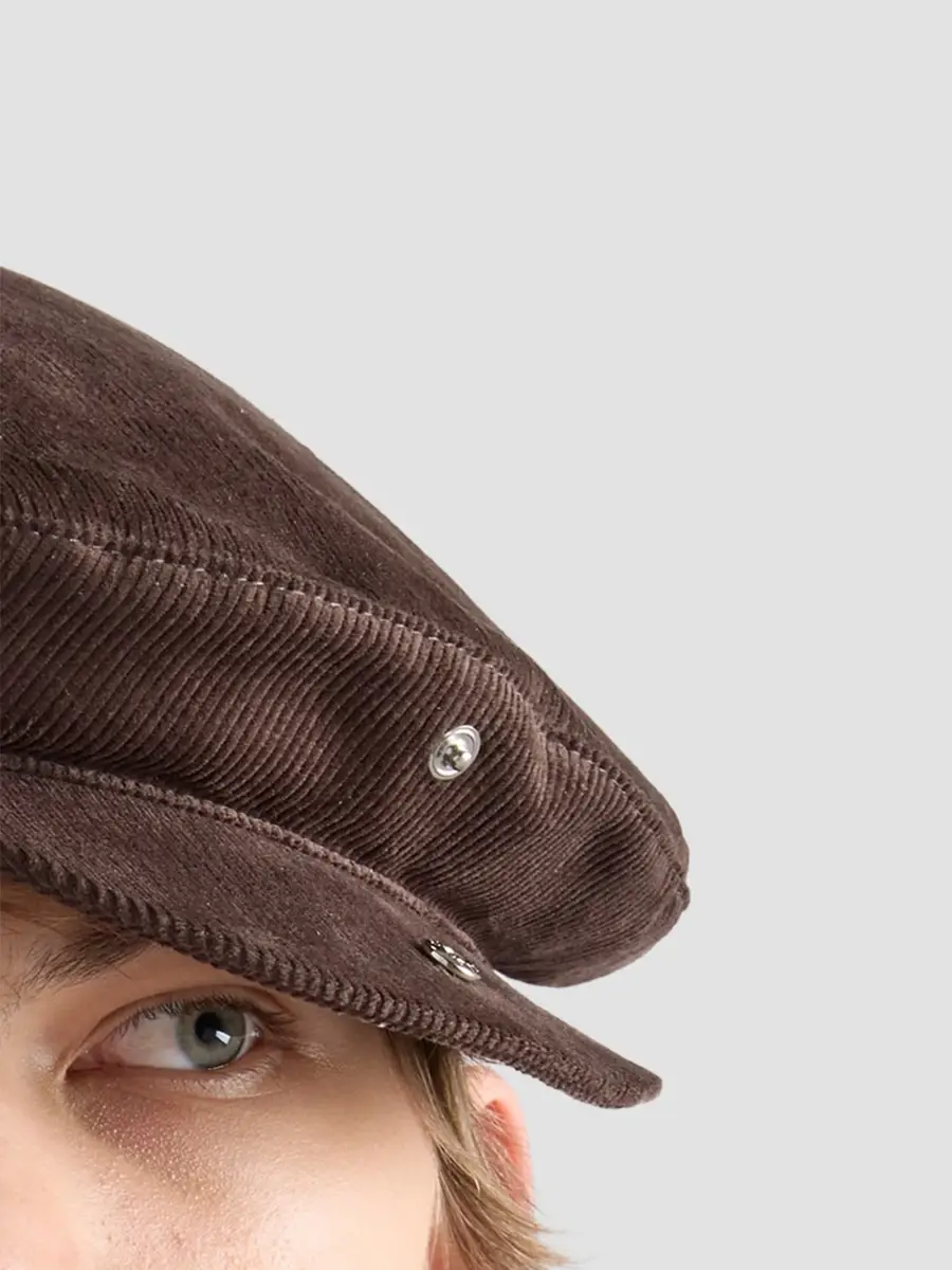 Prada Men's Corduroy Cap | Thumbnail 2 Prada Men's Corduroy Cap | Thumbnail 2