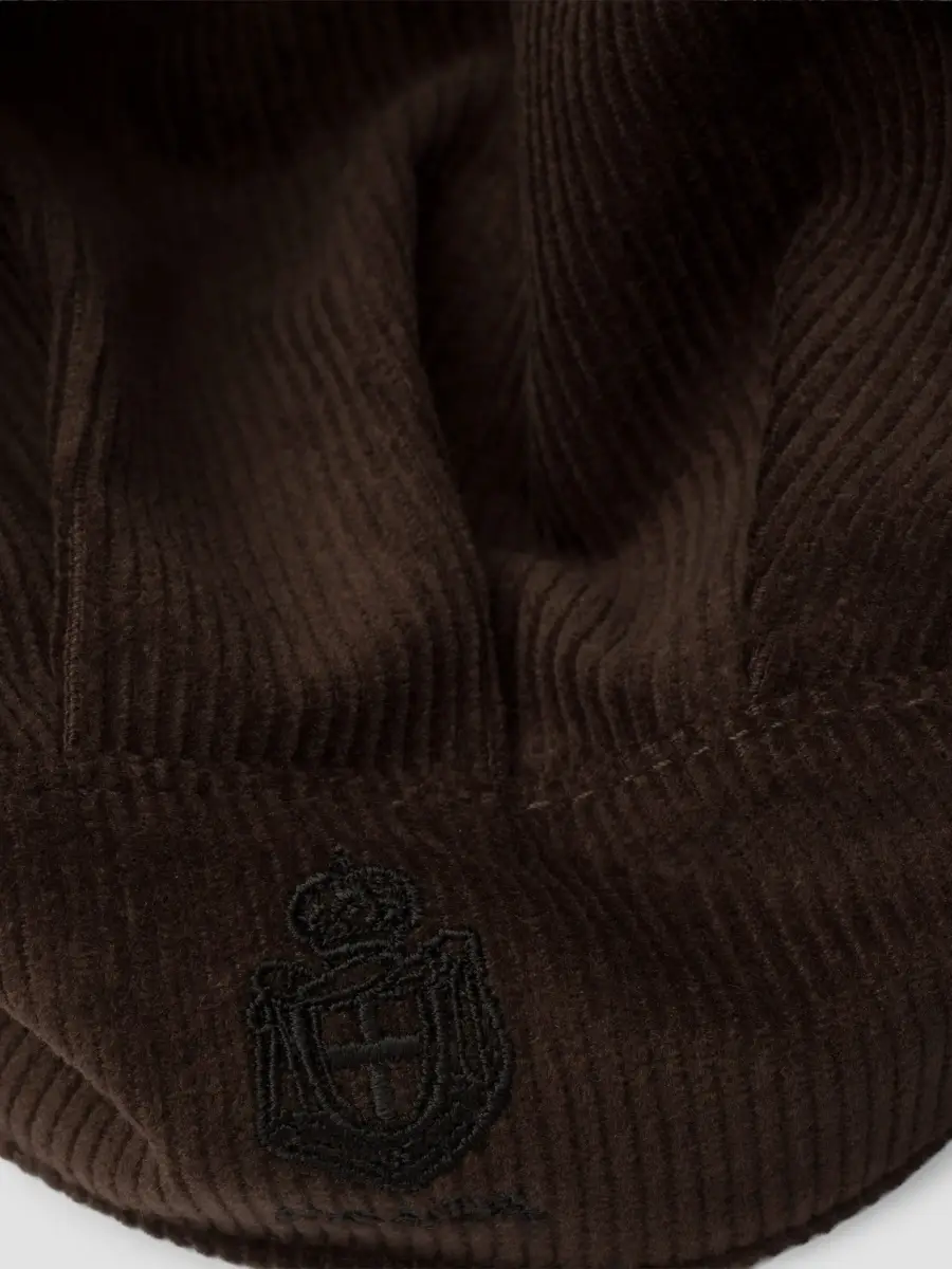 Prada Men's Corduroy Cap | Thumbnail 4 Prada Men's Corduroy Cap | Thumbnail 4