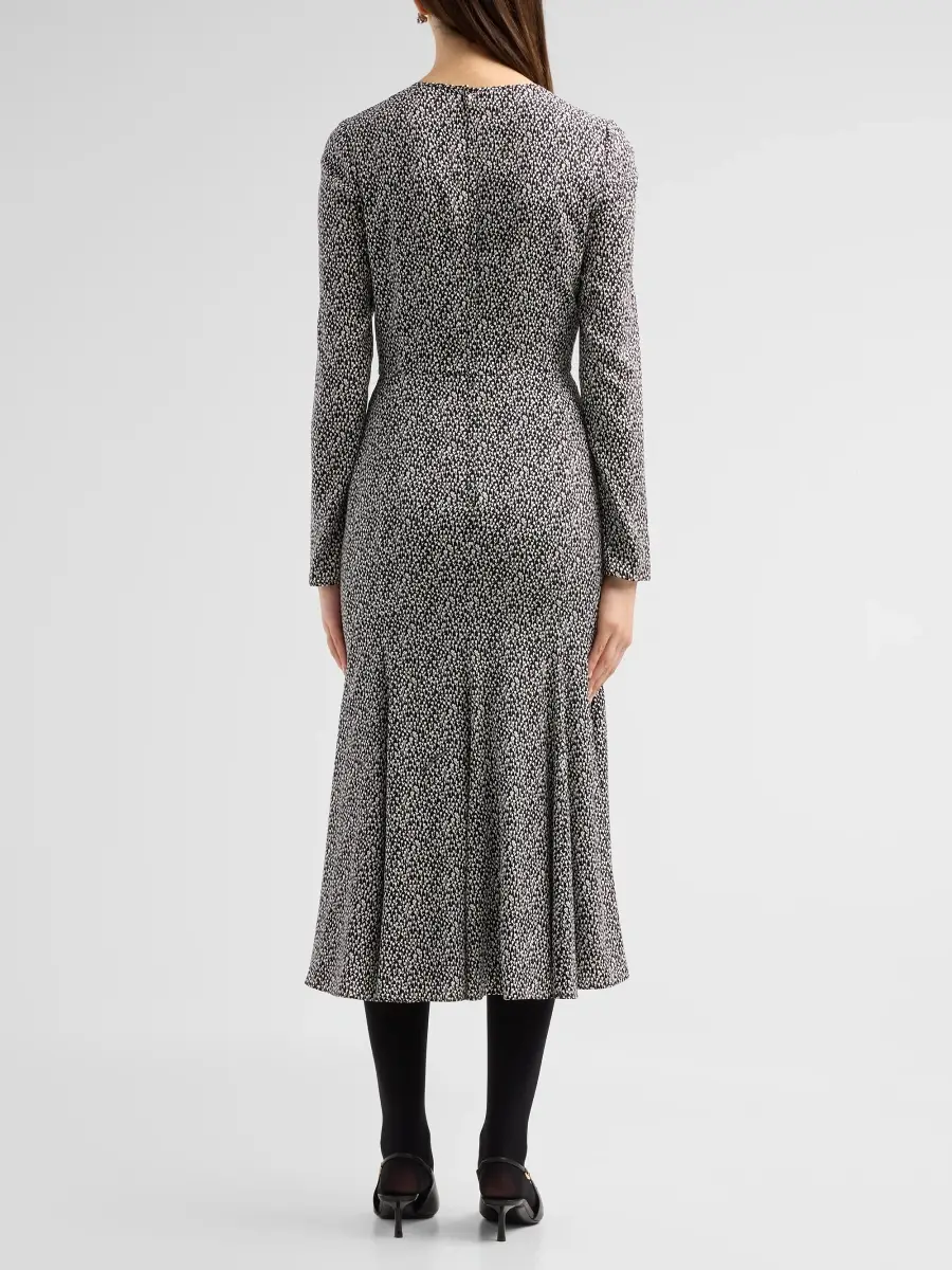 Dolce & Gabbana Women's Roselline Silk Midi Dress | Thumbnail 3 Dolce & Gabbana Women's Roselline Silk Midi Dress | Thumbnail 3
