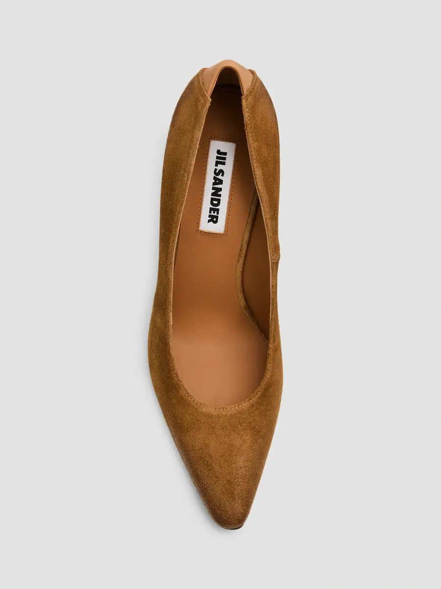 Jil Sander Women's Alma 95MM Suede Pumps | Thumbnail 6 Jil Sander Women's Alma 95MM Suede Pumps | Thumbnail 6