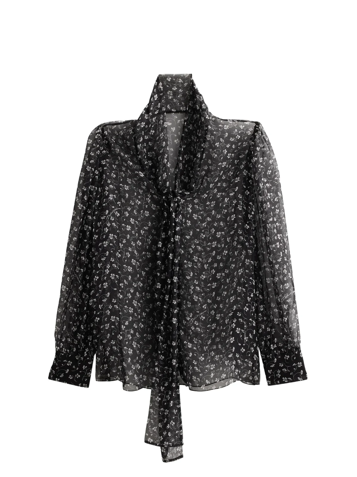 Women's Silk Chiffon Blouse Women's Silk Chiffon Blouse