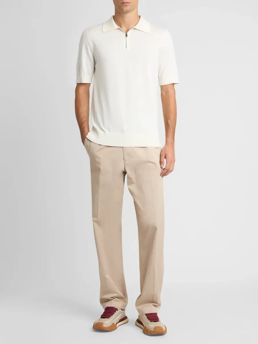 Dolce & Gabbana Men's Stretch-Cotton Gabardine Straight-Leg Pants | Thumbnail 2 Dolce & Gabbana Men's Stretch-Cotton Gabardine Straight-Leg Pants | Thumbnail 2