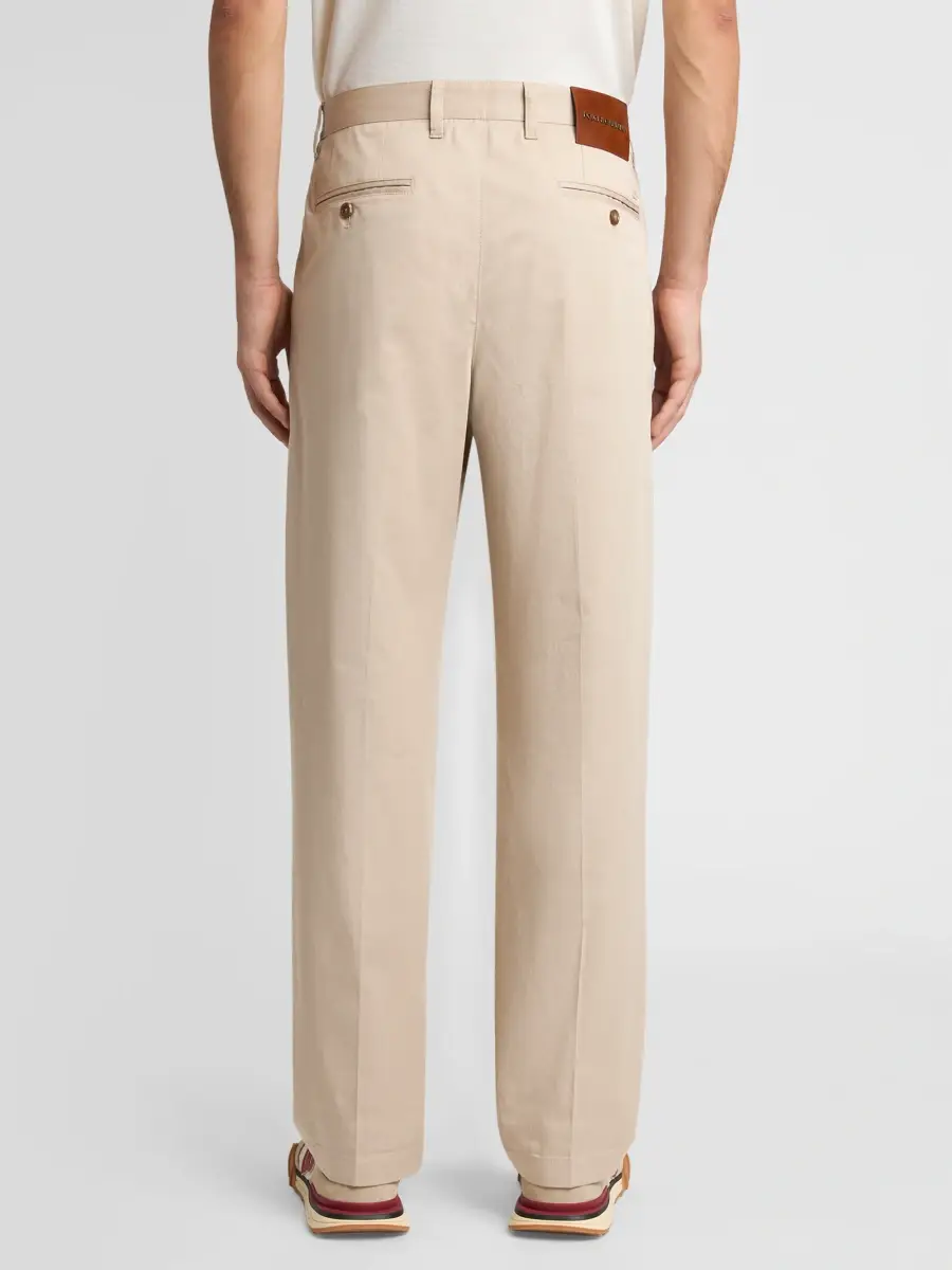 Dolce & Gabbana Men's Stretch-Cotton Gabardine Straight-Leg Pants | Thumbnail 3 Dolce & Gabbana Men's Stretch-Cotton Gabardine Straight-Leg Pants | Thumbnail 3