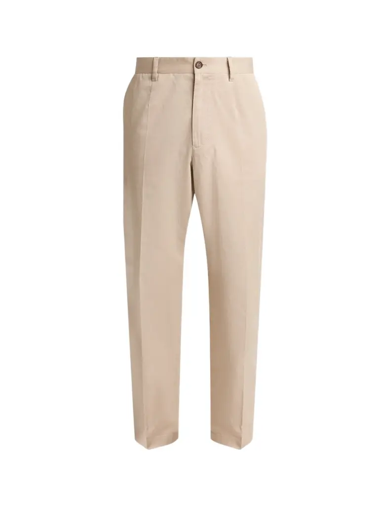 Dolce & Gabbana Men's Stretch-Cotton Gabardine Straight-Leg Pants