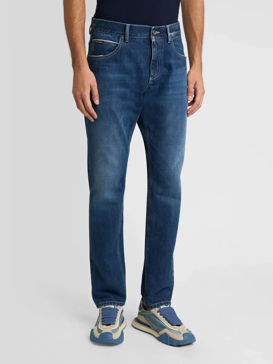 Dolce & Gabbana Men's Sharabti Emery Straight-Leg Jeans | Thumbnail 4