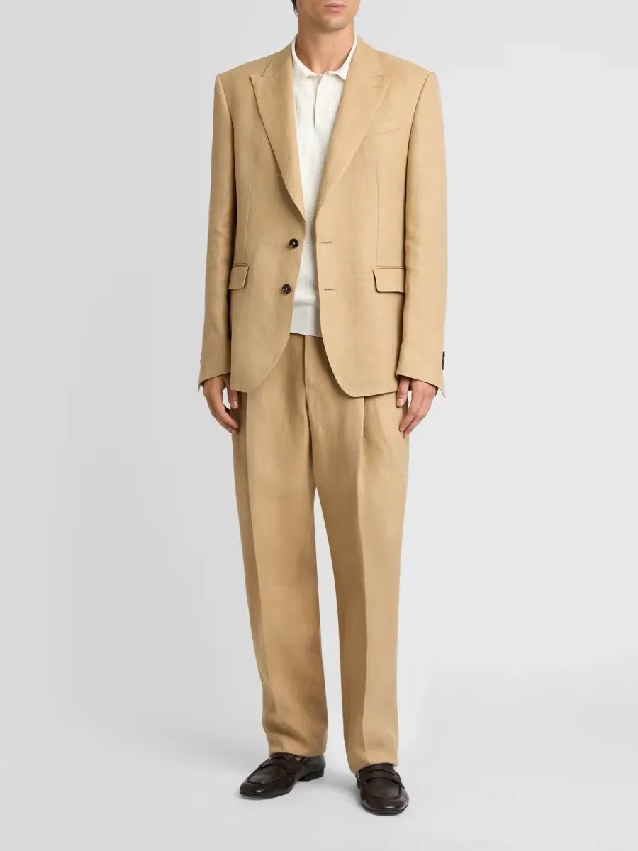 Dolce & Gabbana Men's Solid Two-Button Jacket | Thumbnail 2 Dolce & Gabbana Men's Solid Two-Button Jacket | Thumbnail 2