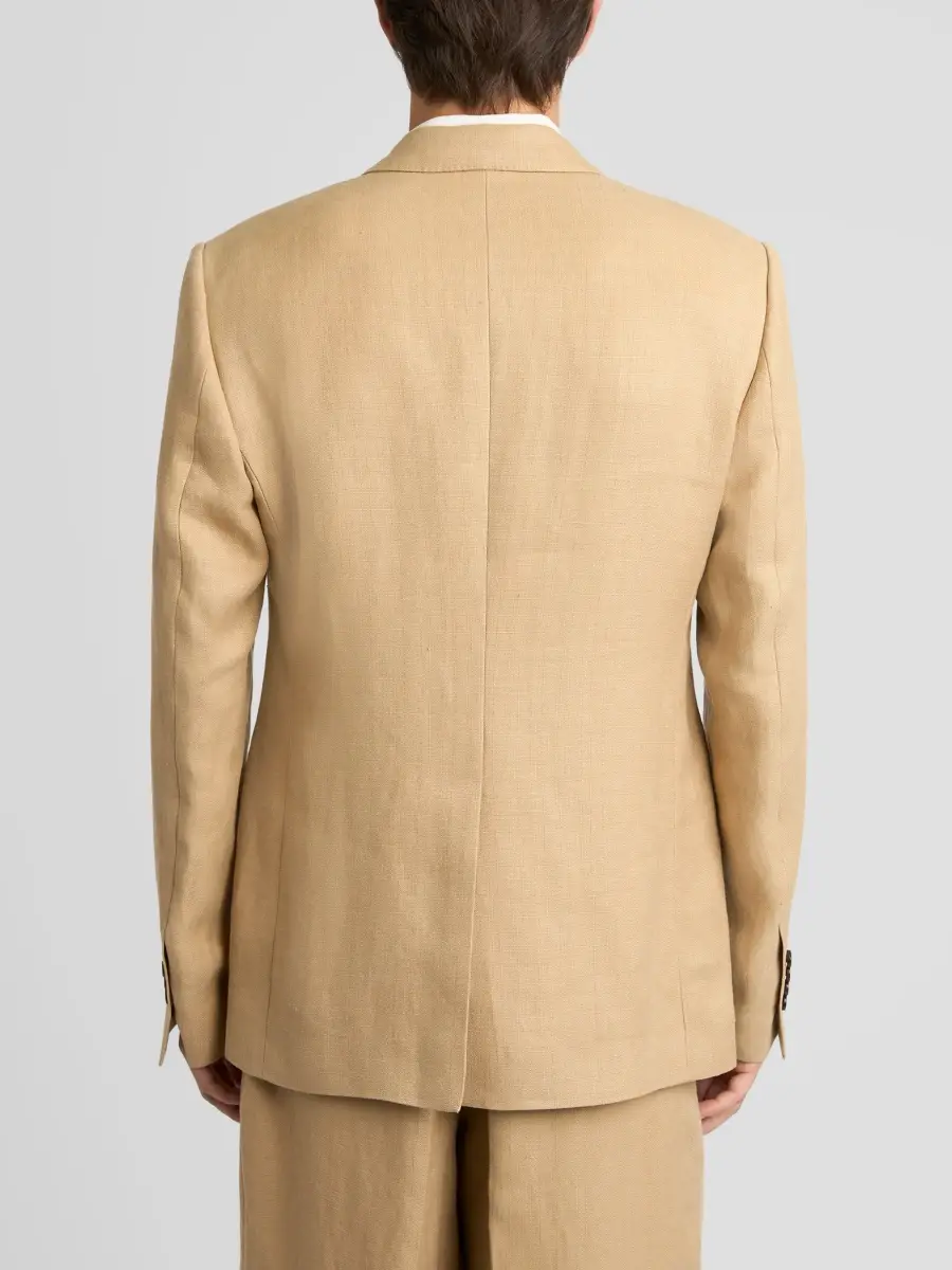 Dolce & Gabbana Men's Solid Two-Button Jacket | Thumbnail 3 Dolce & Gabbana Men's Solid Two-Button Jacket | Thumbnail 3
