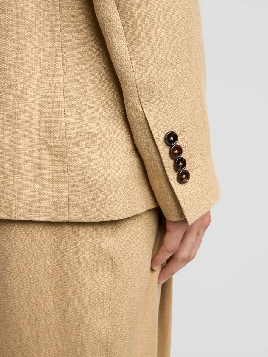 Dolce & Gabbana Men's Solid Two-Button Jacket | Thumbnail 8 Dolce & Gabbana Men's Solid Two-Button Jacket | Thumbnail 8