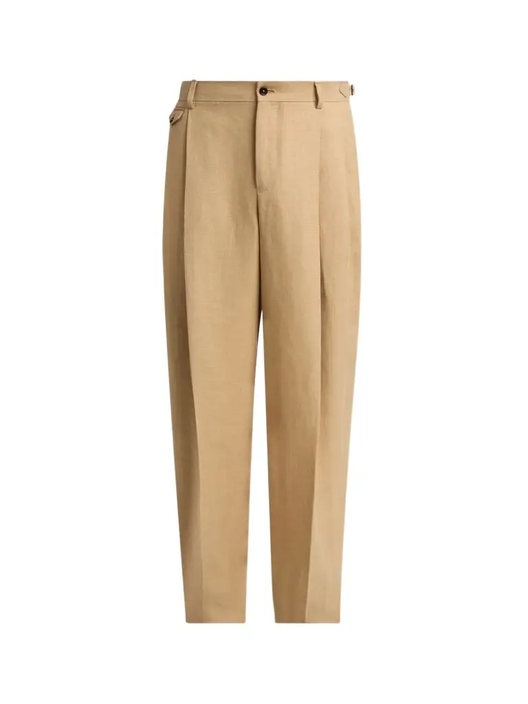 Dolce & Gabbana Men's Pleated Straight-Leg Trousers