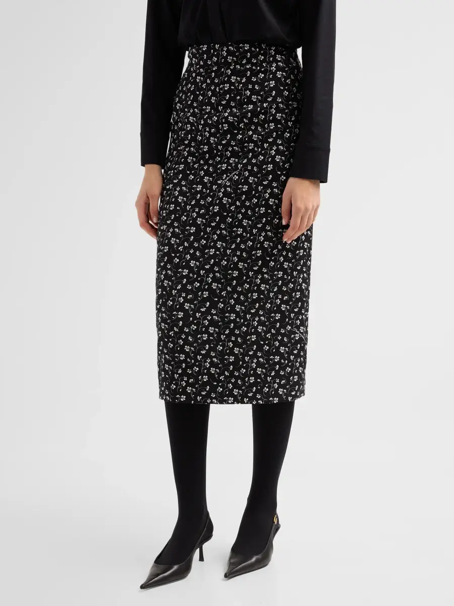 Dolce & Gabbana Women's Printed Pencil Midi Skirt | Thumbnail 4 Dolce & Gabbana Women's Printed Pencil Midi Skirt | Thumbnail 4