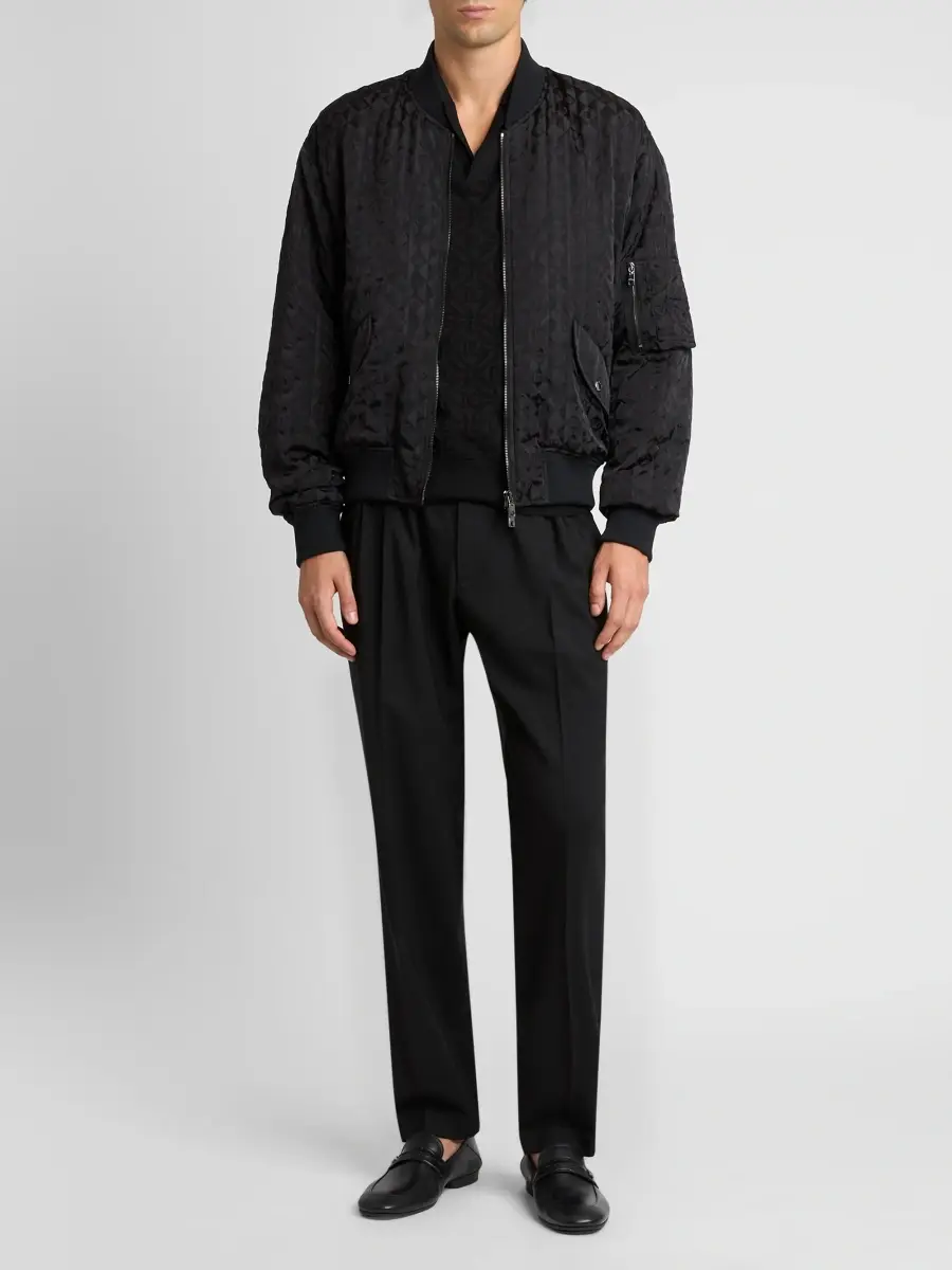 Dolce & Gabbana Men's Stretch-Virgin Wool Trousers | Thumbnail 2 Dolce & Gabbana Men's Stretch-Virgin Wool Trousers | Thumbnail 2