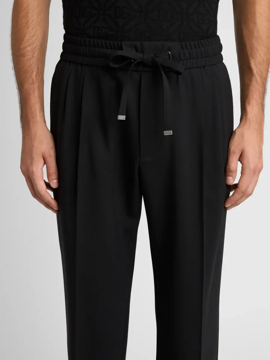 Dolce & Gabbana Men's Stretch-Virgin Wool Trousers | Thumbnail 5 Dolce & Gabbana Men's Stretch-Virgin Wool Trousers | Thumbnail 5