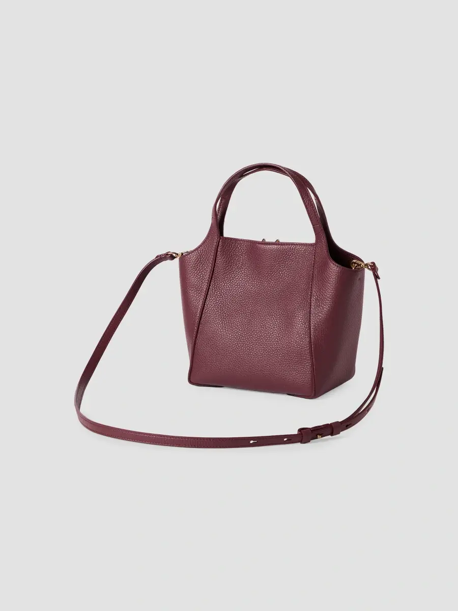 Brunello Cucinelli Women's Sartorial Small Bucket Bag in Soft Grained Leather | Thumbnail 3 Brunello Cucinelli Women's Sartorial Small Bucket Bag in Soft Grained Leather | Thumbnail 3
