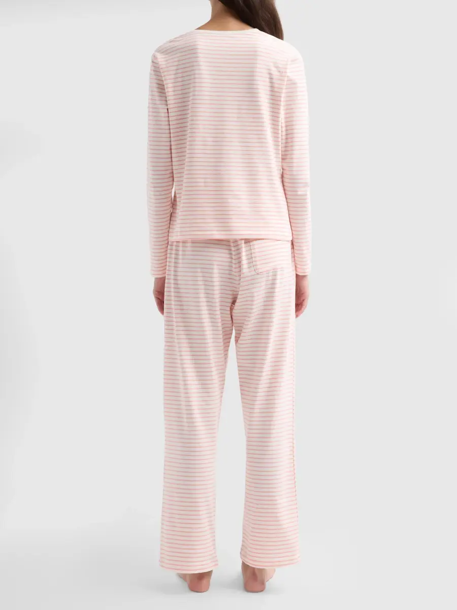 Papinelle Women's Soft Cotton Knit Pajama Set | Thumbnail 3
