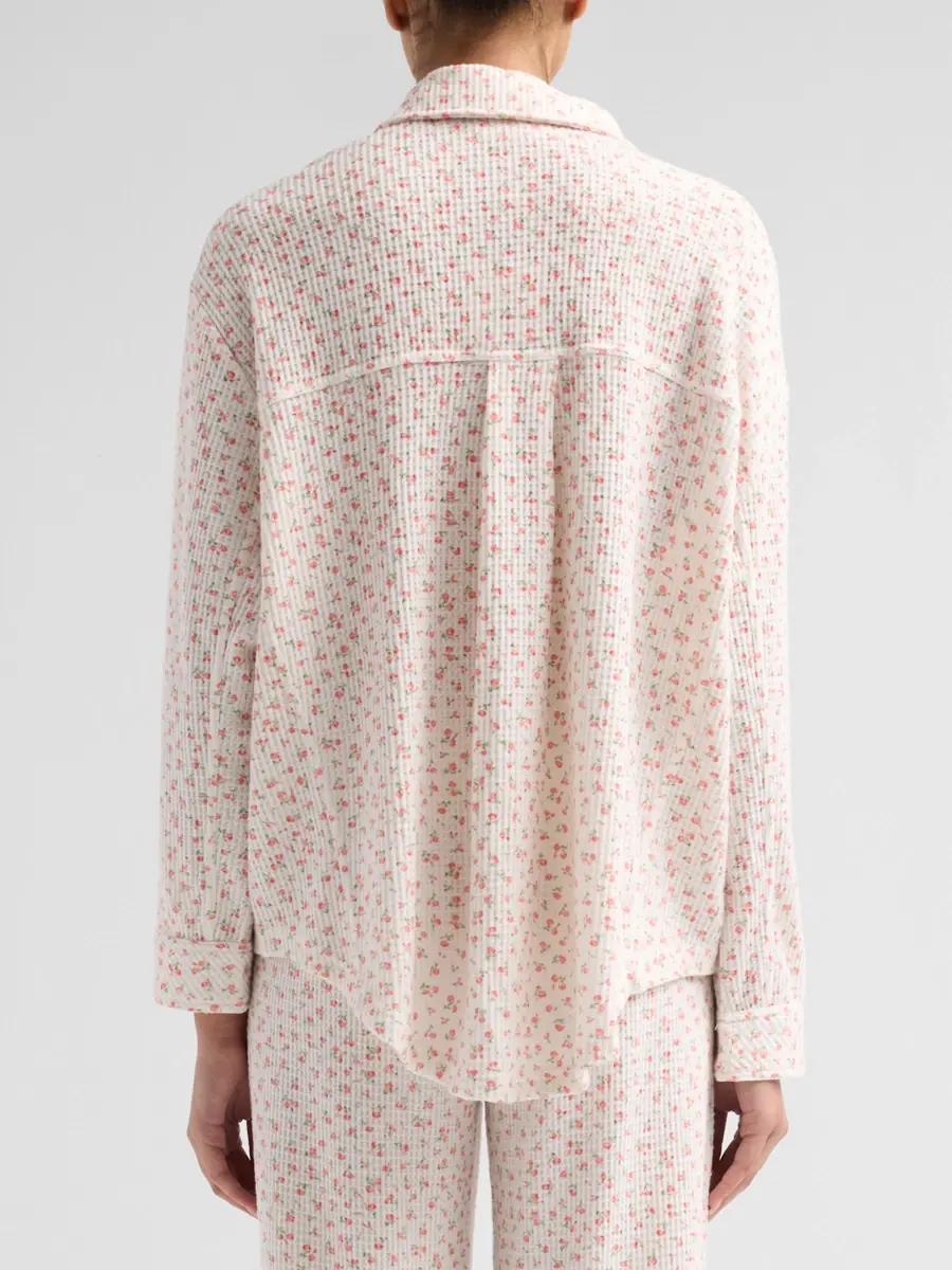 Papinelle Women's Floral Waffle-Knit Pajamas | Thumbnail 3 Papinelle Women's Floral Waffle-Knit Pajamas | Thumbnail 3