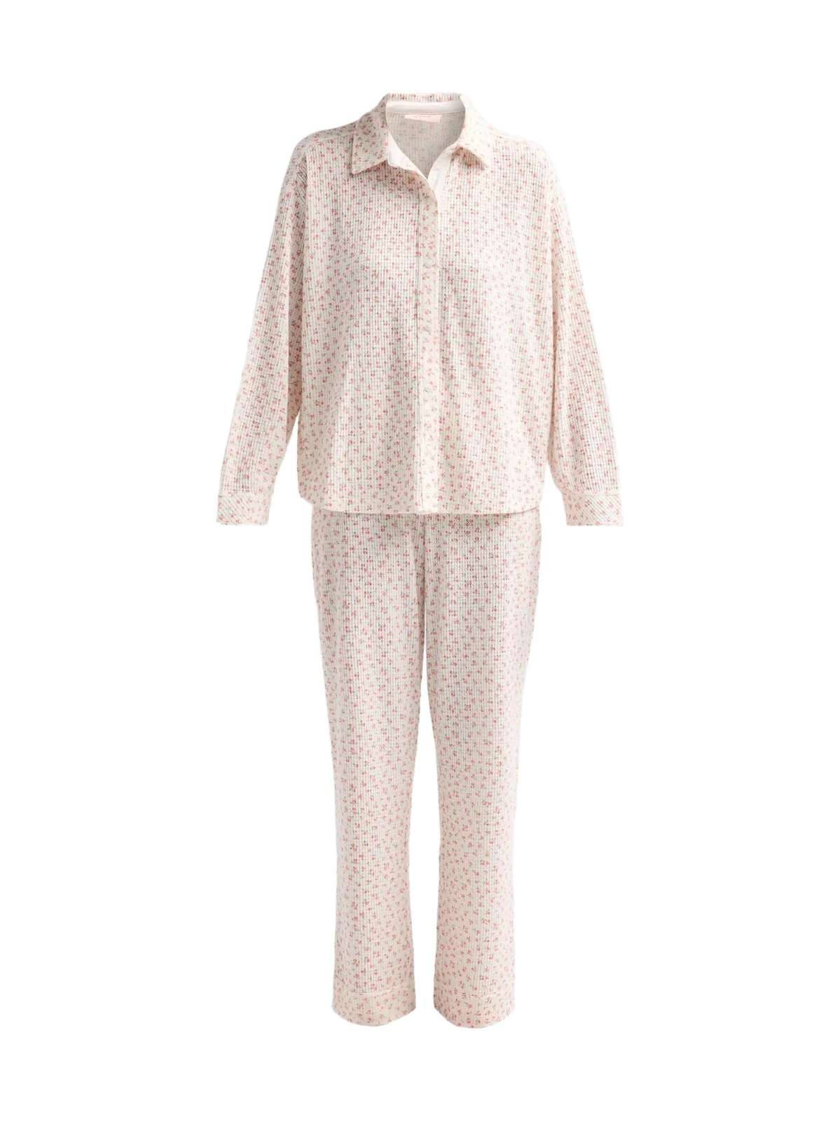 Women's Floral Waffle-Knit Pajamas Women's Floral Waffle-Knit Pajamas