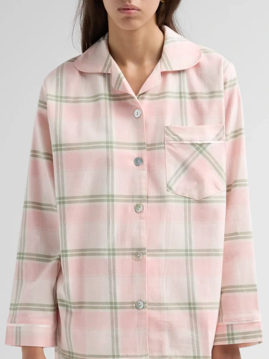 Papinelle Women's Cotton Plaid Pajama Set | Thumbnail 5 Papinelle Women's Cotton Plaid Pajama Set | Thumbnail 5