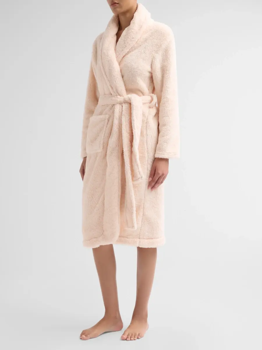 Papinelle Women's Cosy Plush Tie-Waist Robe | Thumbnail 4 Papinelle Women's Cosy Plush Tie-Waist Robe | Thumbnail 4