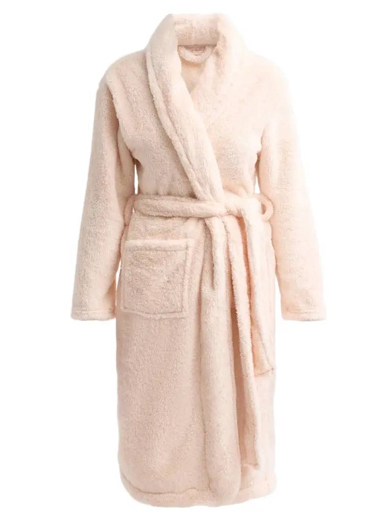Women's Cosy Plush Tie-Waist Robe Women's Cosy Plush Tie-Waist Robe