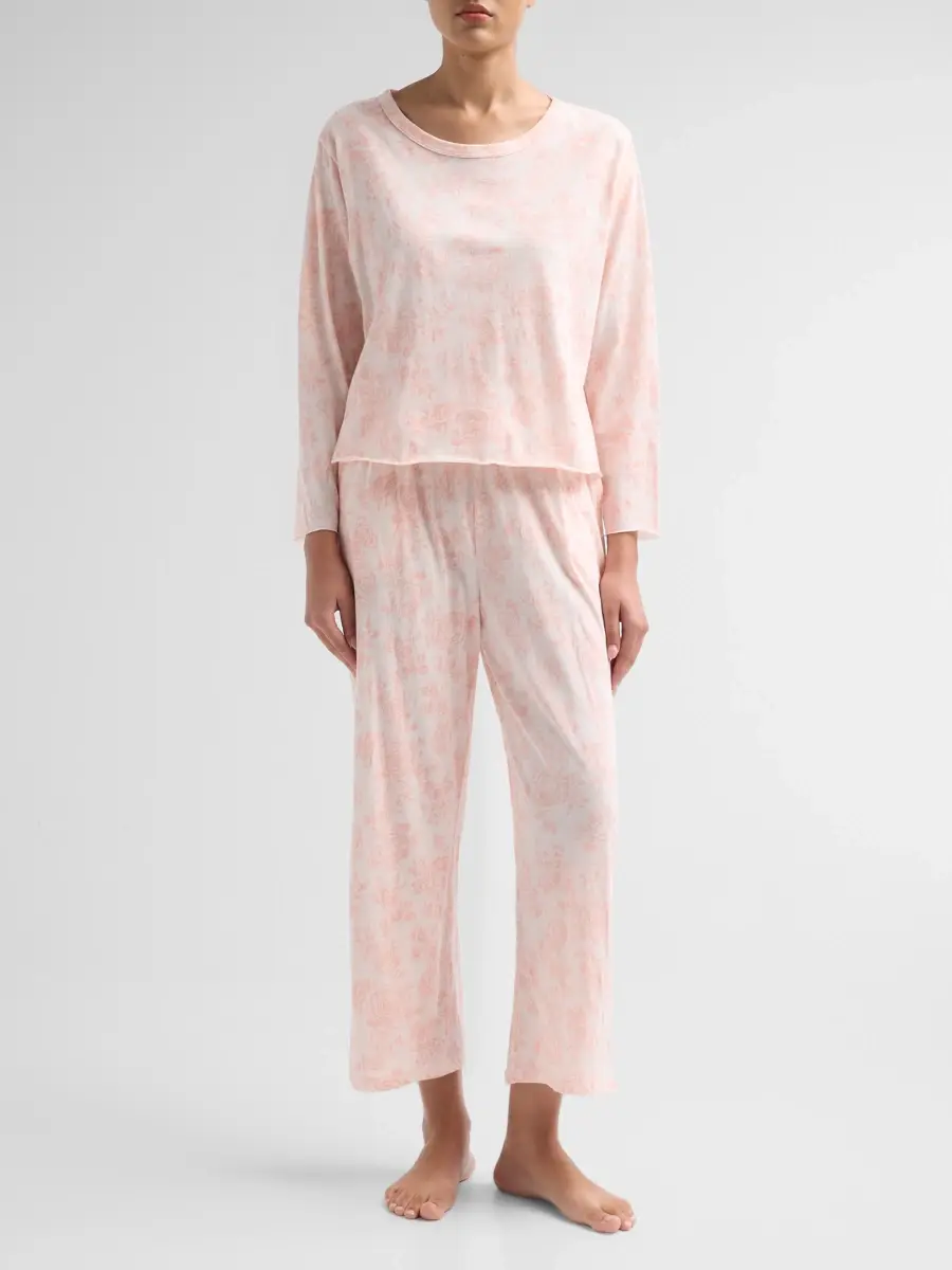 Papinelle Women's Nostalgia Floral Cotton Pajamas | Thumbnail 2 Papinelle Women's Nostalgia Floral Cotton Pajamas | Thumbnail 2