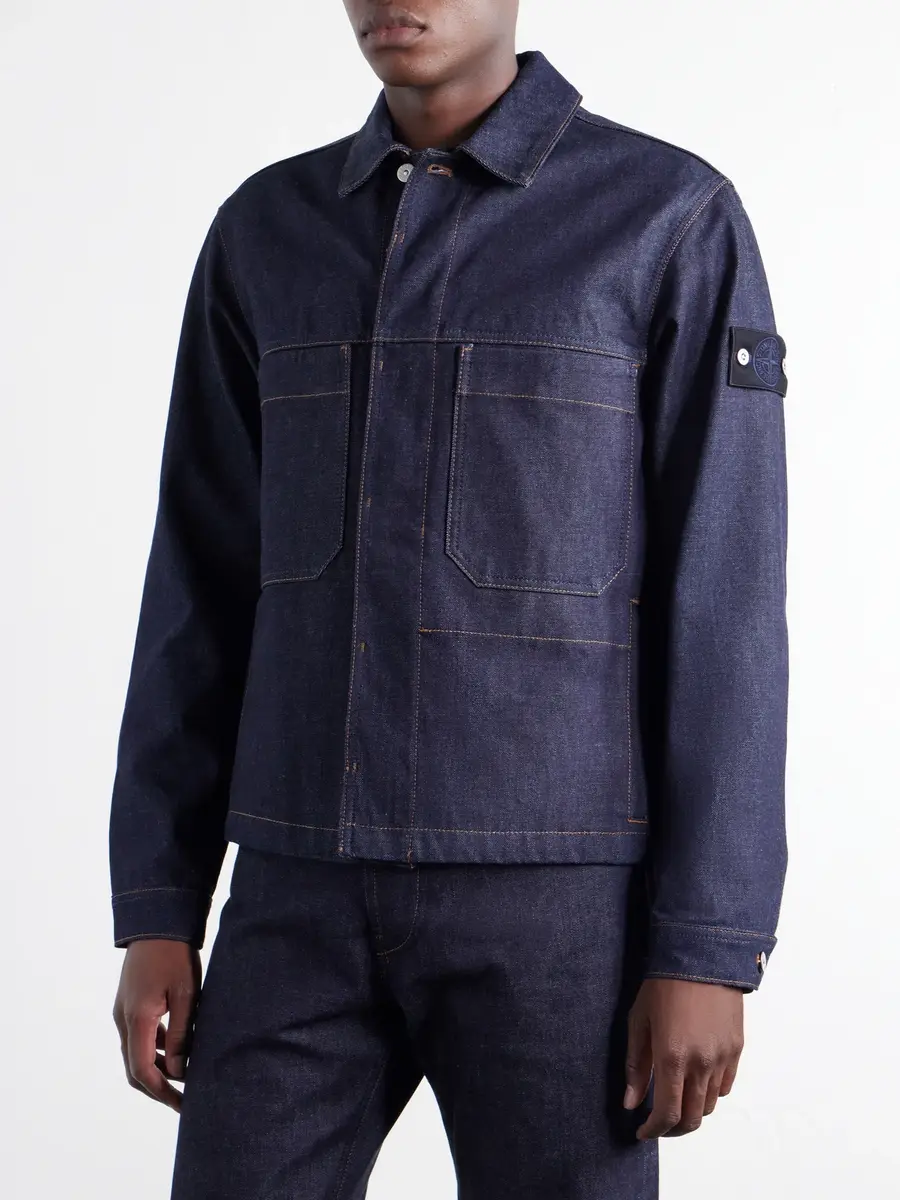 Stone Island STONE ISLAND DENIM Indigo Raw Jacket - Men | Thumbnail 3