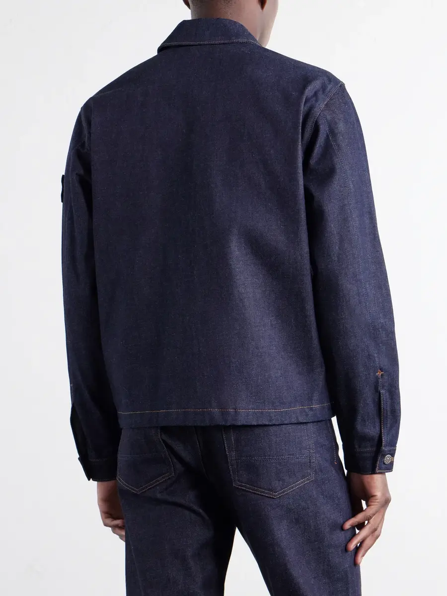 Stone Island STONE ISLAND DENIM Indigo Raw Jacket - Men | Thumbnail 4