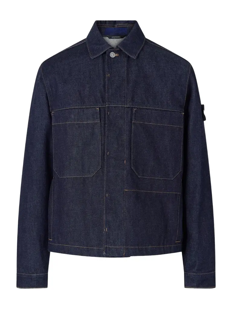 Stone Island STONE ISLAND DENIM Indigo Raw Jacket - Men