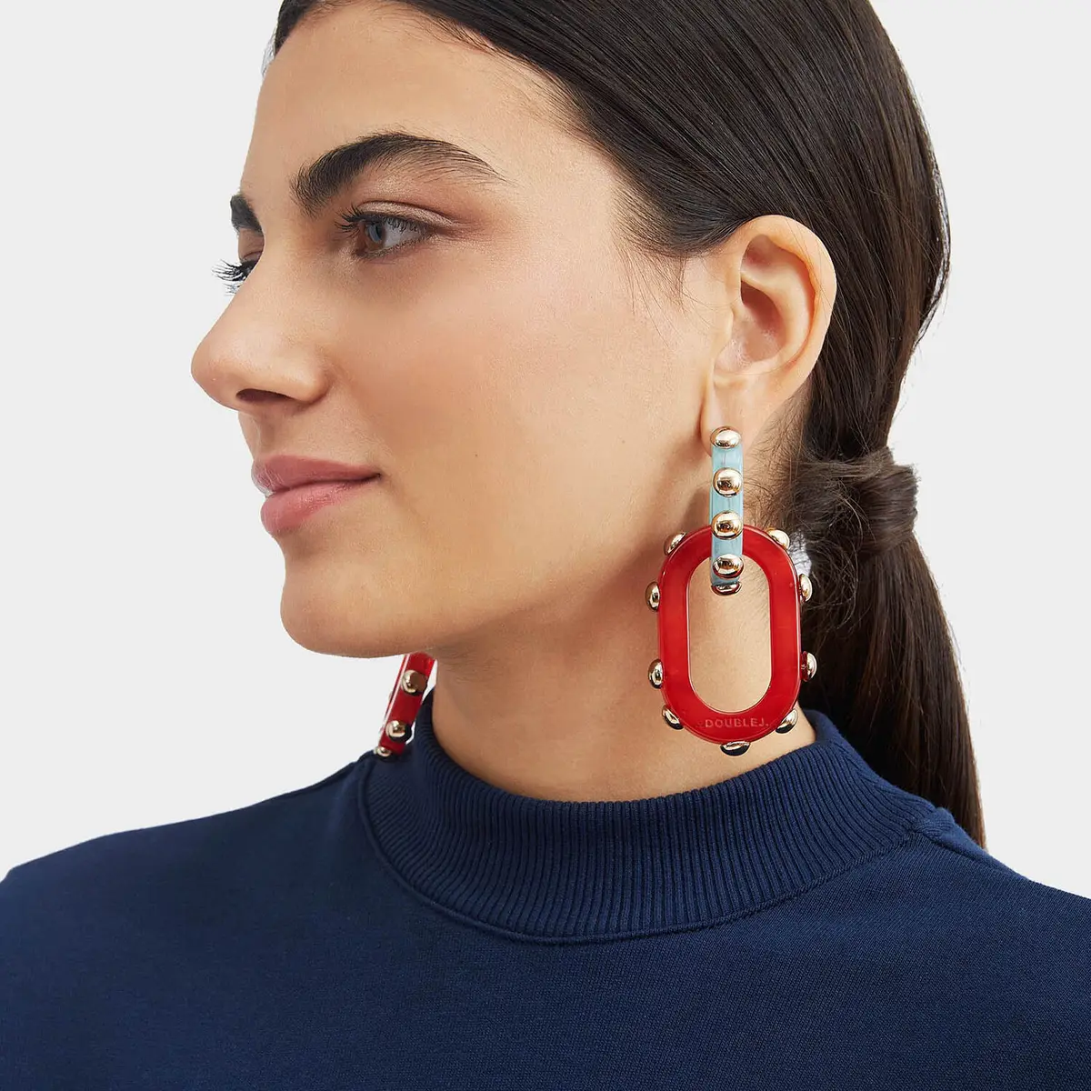 La Double J Nefertiti Double Earrings | Thumbnail 3