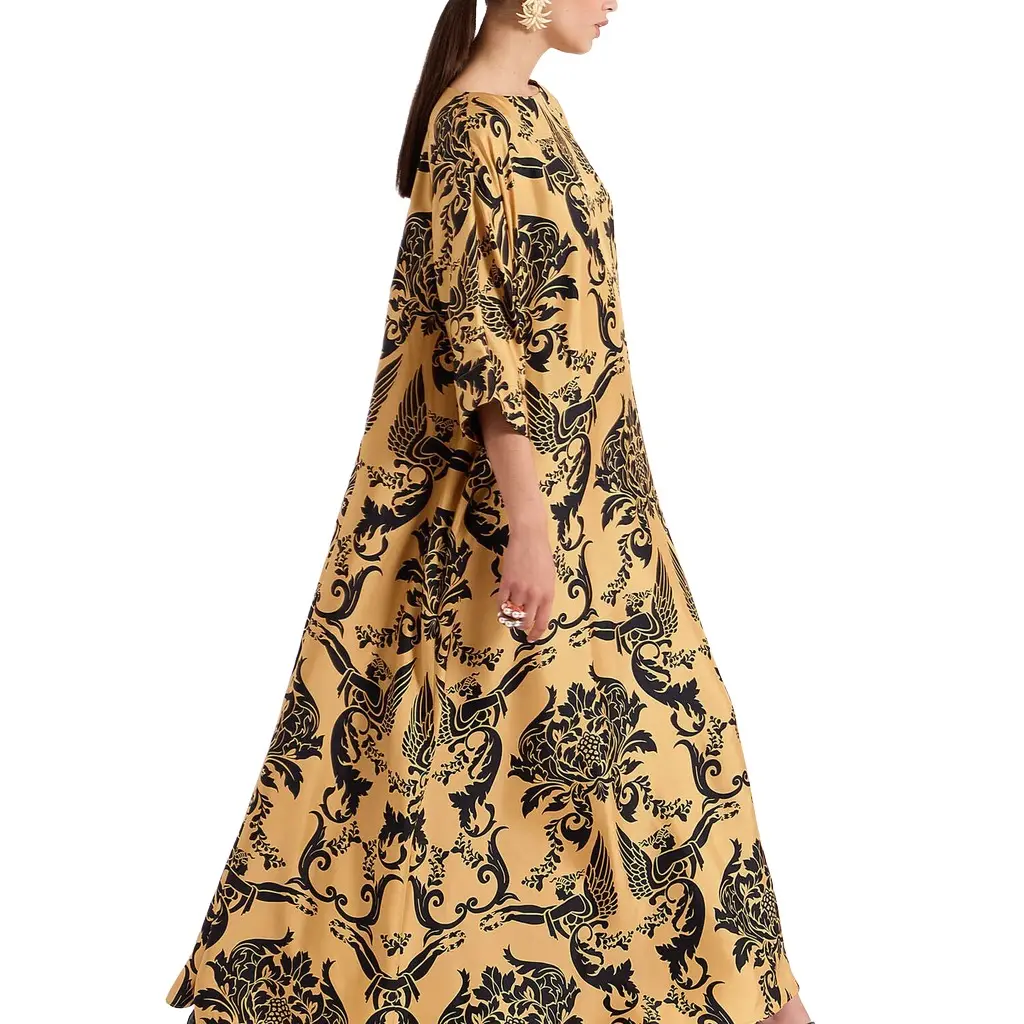 Muumuu Dress Round Neck