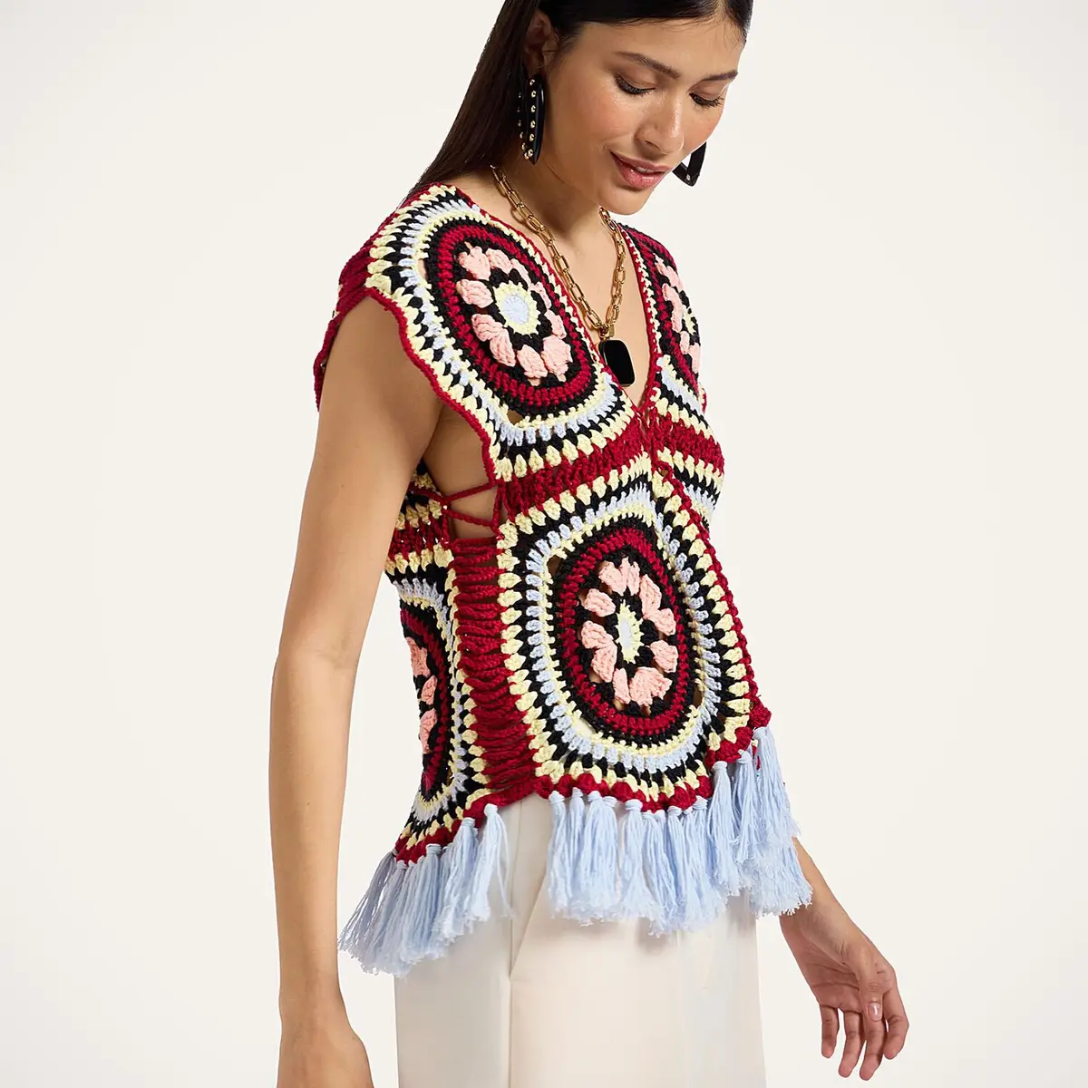 La Double J Sole Star Crochet Top | Thumbnail 4 La Double J Sole Star Crochet Top | Thumbnail 4