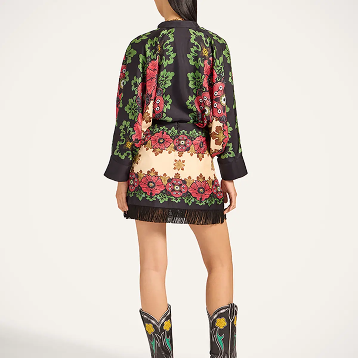 La Double J Foulard Mini Skirt | Thumbnail 2 La Double J Foulard Mini Skirt | Thumbnail 2