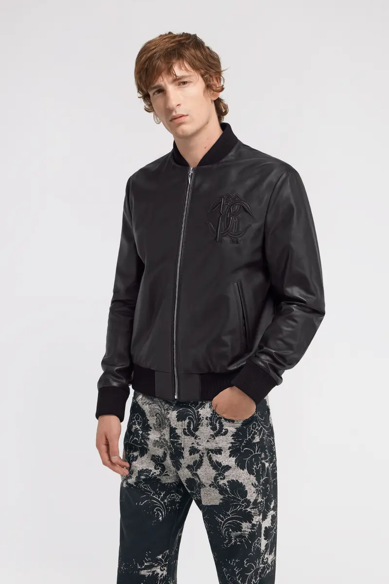Roberto Cavalli Bomber leather jacket | Thumbnail 4 Roberto Cavalli Bomber leather jacket | Thumbnail 4