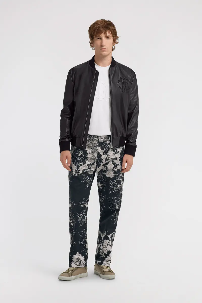 Roberto Cavalli Bomber leather jacket | Thumbnail 5 Roberto Cavalli Bomber leather jacket | Thumbnail 5