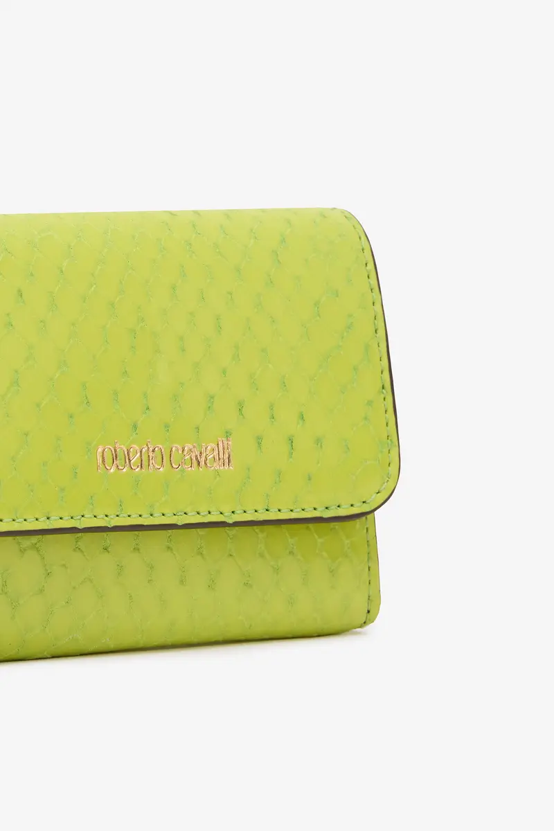 Roberto Cavalli Snake-Effect Card Holder With Logo | Thumbnail 4 Roberto Cavalli Snake-Effect Card Holder With Logo | Thumbnail 4