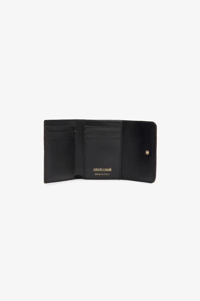 Roberto Cavalli Snake-Effect Card Holder With Logo | Thumbnail 6 Roberto Cavalli Snake-Effect Card Holder With Logo | Thumbnail 6