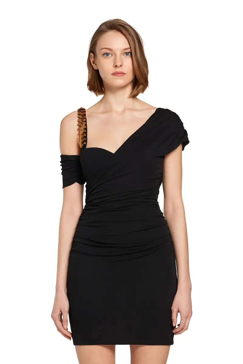 Roberto Cavalli One-Shoulder Mini Dress | Thumbnail 3 Roberto Cavalli One-Shoulder Mini Dress | Thumbnail 3