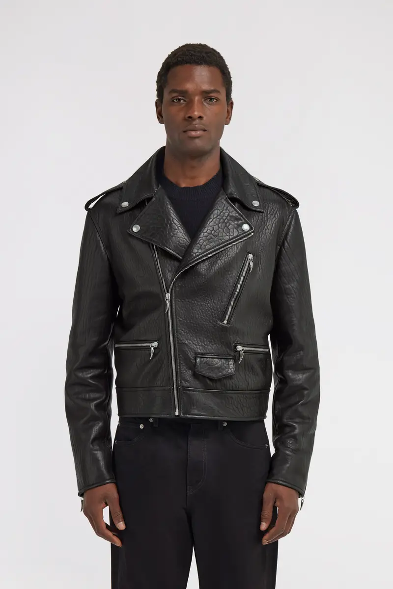 Roberto Cavalli Leather Biker Jacket | Thumbnail 2 Roberto Cavalli Leather Biker Jacket | Thumbnail 2