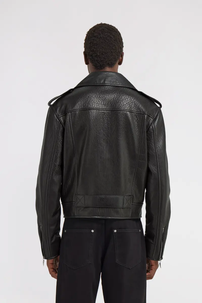 Roberto Cavalli Leather Biker Jacket | Thumbnail 3 Roberto Cavalli Leather Biker Jacket | Thumbnail 3