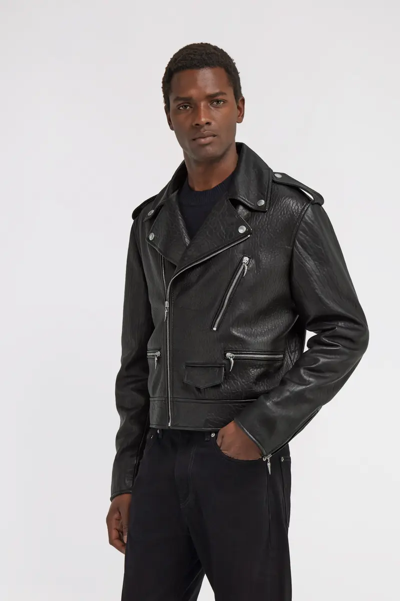 Roberto Cavalli Leather Biker Jacket | Thumbnail 4 Roberto Cavalli Leather Biker Jacket | Thumbnail 4