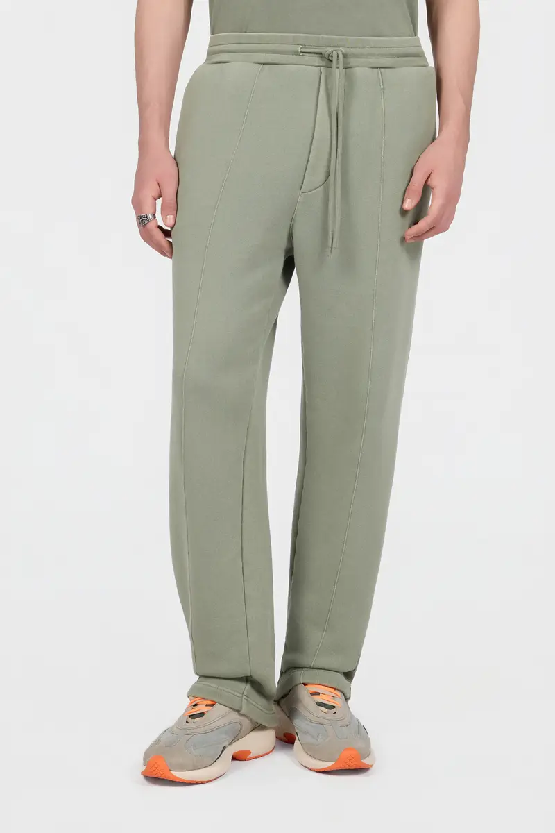 Roberto Cavalli Sage Green Cotton Trousers | Thumbnail 2 Roberto Cavalli Sage Green Cotton Trousers | Thumbnail 2