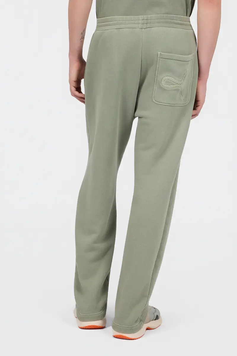 Roberto Cavalli Sage Green Cotton Trousers | Thumbnail 3 Roberto Cavalli Sage Green Cotton Trousers | Thumbnail 3