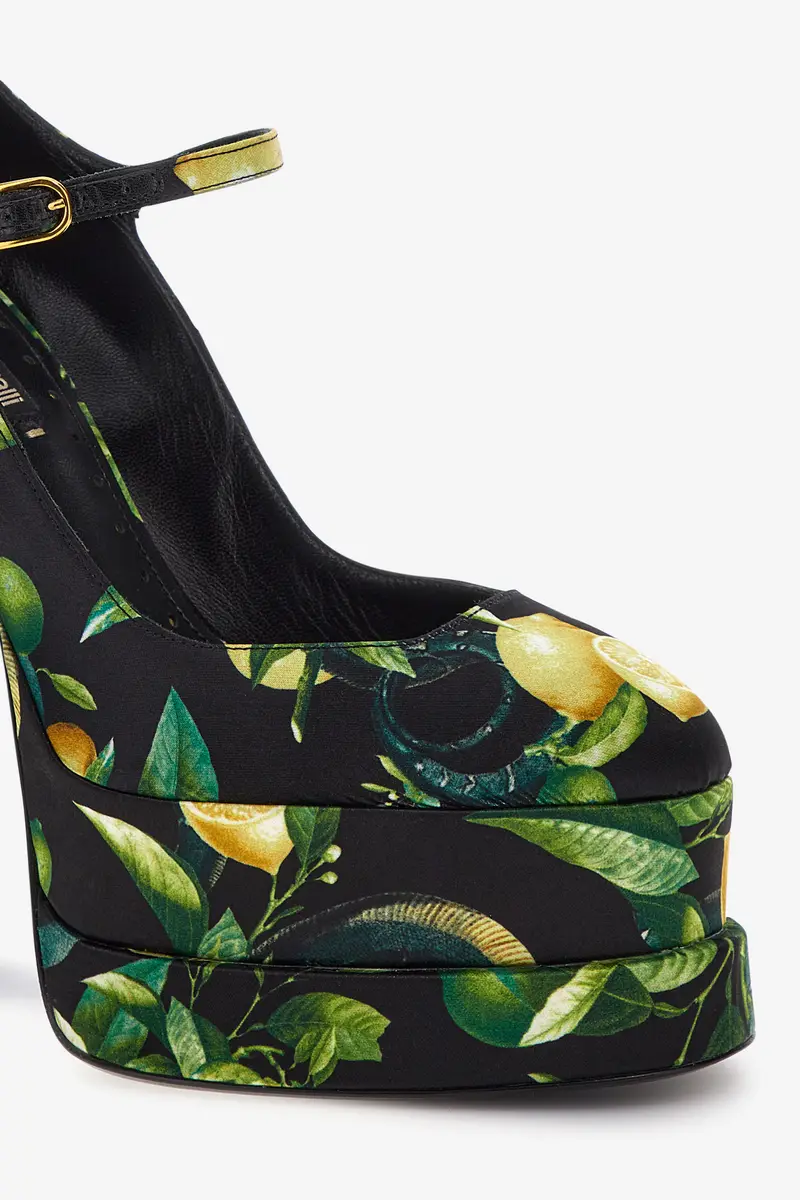 Roberto Cavalli Lemon print platform sandals | Thumbnail 4 Roberto Cavalli Lemon print platform sandals | Thumbnail 4