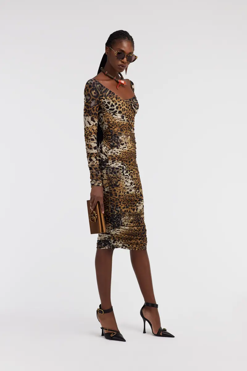 Roberto Cavalli Stretch Jaguar Skin print dress | Thumbnail 2 Roberto Cavalli Stretch Jaguar Skin print dress | Thumbnail 2