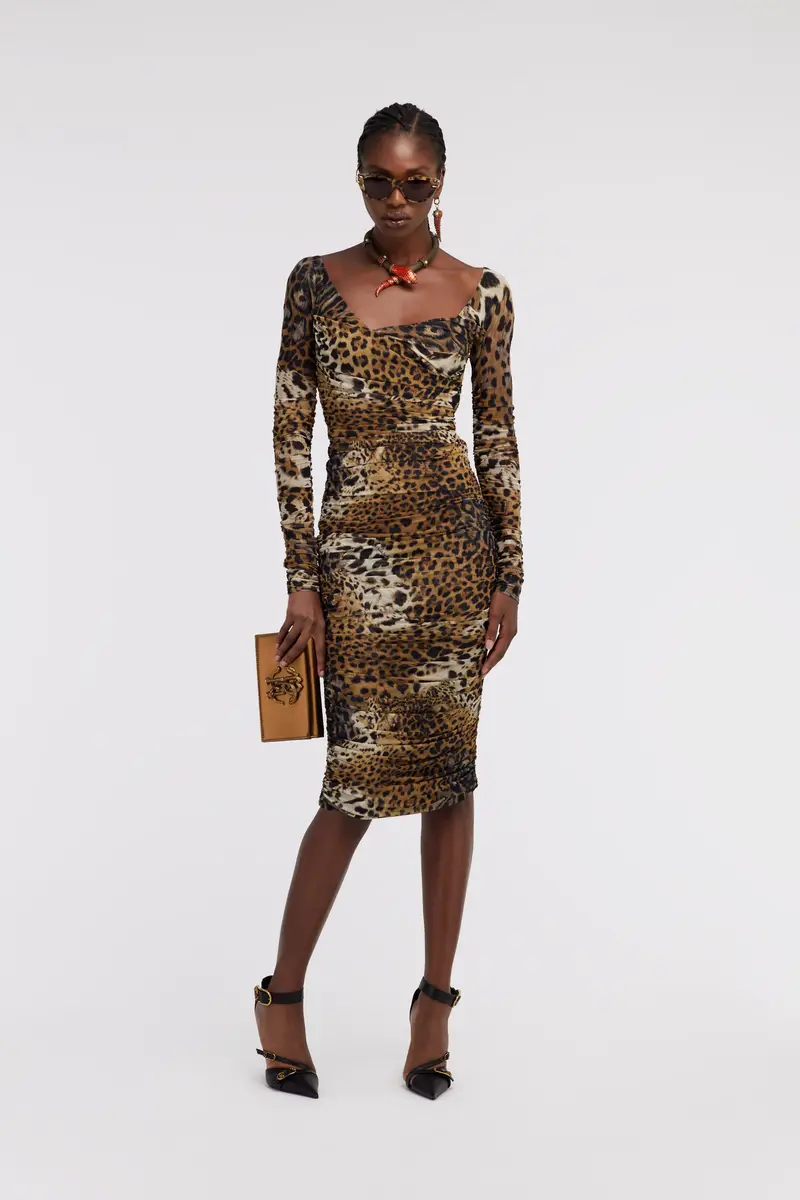 Roberto Cavalli Stretch Jaguar Skin print dress | Thumbnail 5 Roberto Cavalli Stretch Jaguar Skin print dress | Thumbnail 5