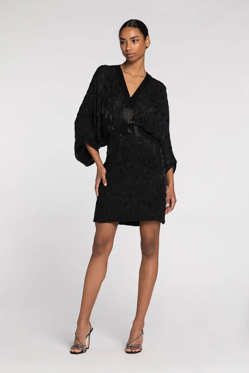 Roberto Cavalli Bead-embellished short silk dress | Thumbnail 2 Roberto Cavalli Bead-embellished short silk dress | Thumbnail 2