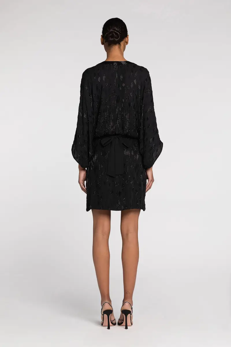 Roberto Cavalli Bead-embellished short silk dress | Thumbnail 4 Roberto Cavalli Bead-embellished short silk dress | Thumbnail 4