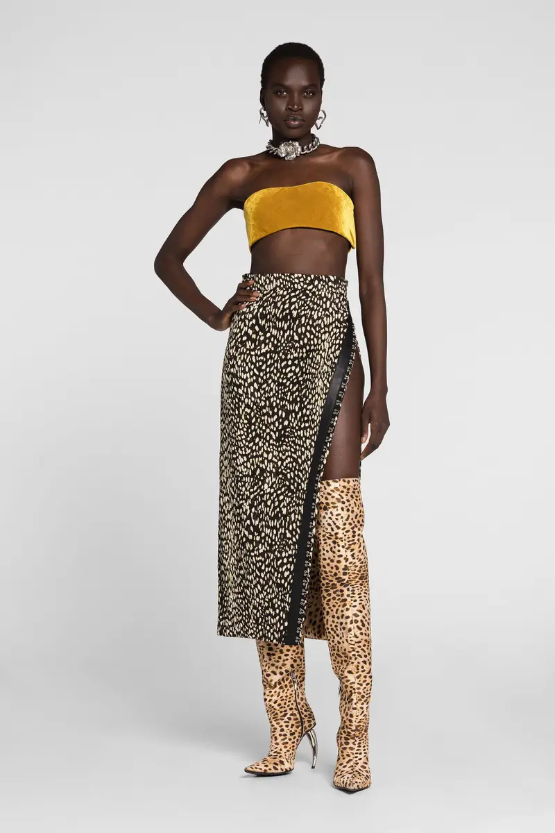 Roberto Cavalli Velvet Bandeau Top | Thumbnail 2 Roberto Cavalli Velvet Bandeau Top | Thumbnail 2