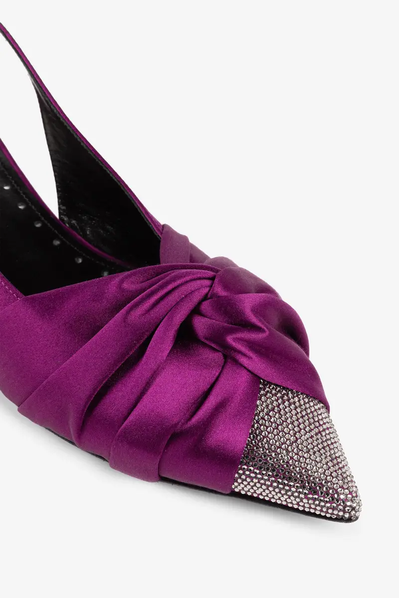 Roberto Cavalli Knot-detail crystal-embellished ballerina shoes | Thumbnail 5 Roberto Cavalli Knot-detail crystal-embellished ballerina shoes | Thumbnail 5