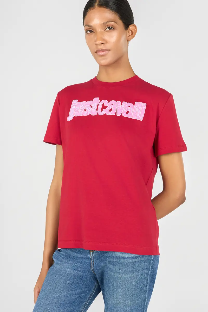 Roberto Cavalli Woman Cotton T-Shirt | Thumbnail 4 Roberto Cavalli Woman Cotton T-Shirt | Thumbnail 4