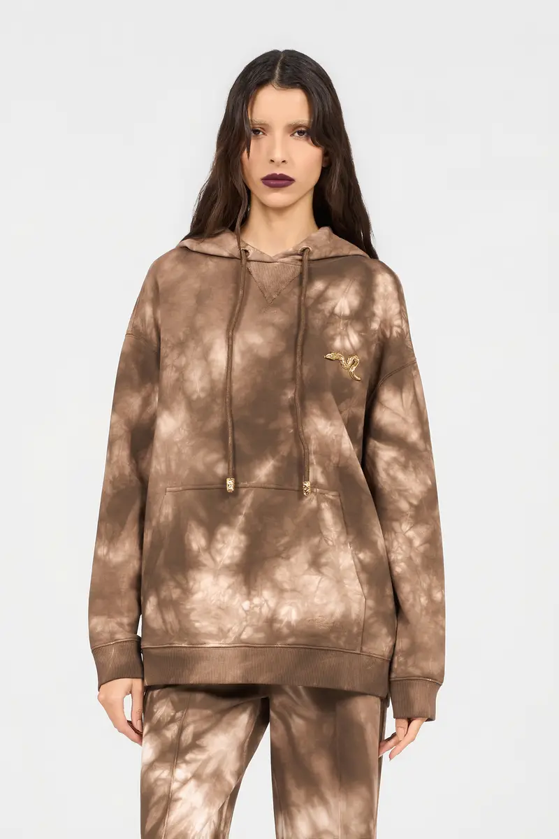 Roberto Cavalli Sweatshirt with Tie Dye | Thumbnail 2 Roberto Cavalli Sweatshirt with Tie Dye | Thumbnail 2
